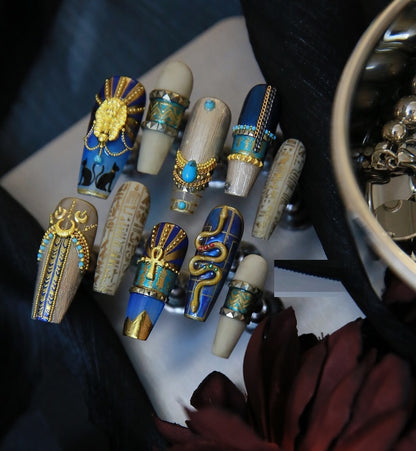 Long Ladder Exquisite Feeling Tuo Jie Manicure Customization Nails - Shuntia Symonette