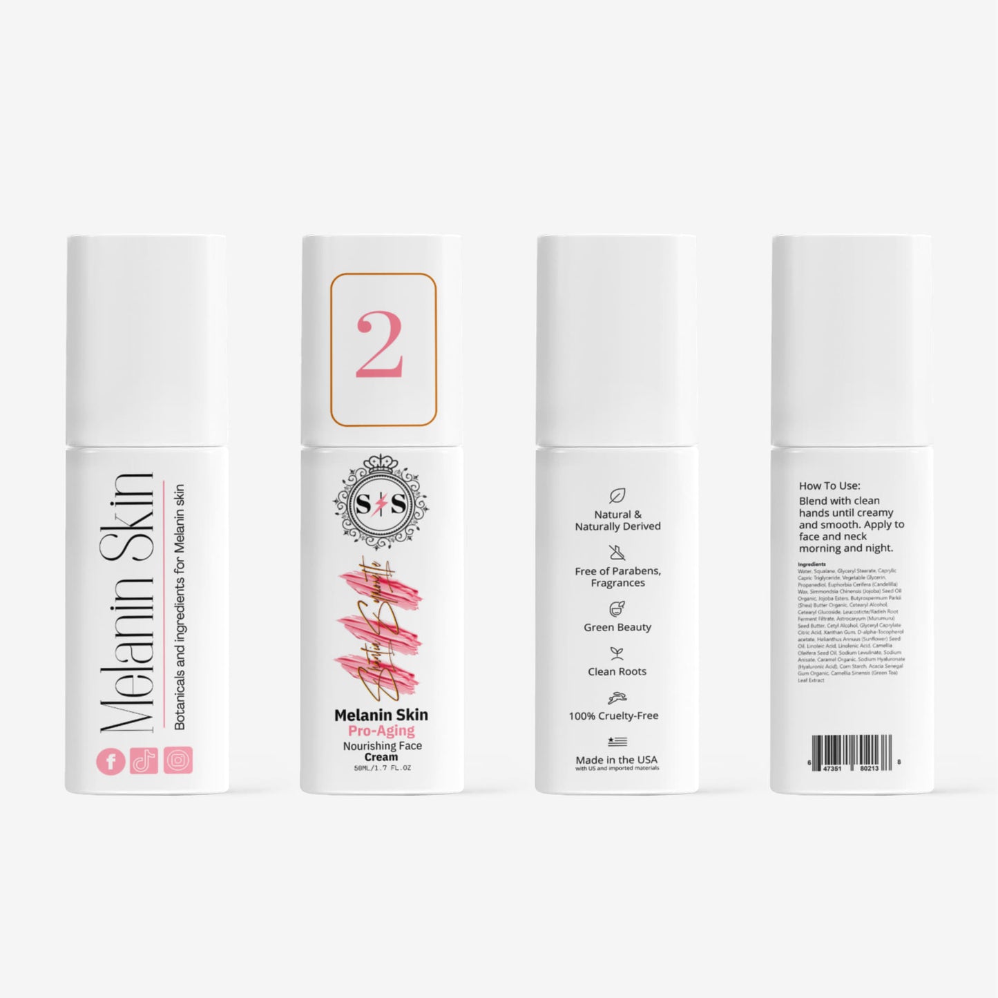 Pro-Aging Nourishing Face Cream For Melanin Skin