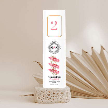 Pro-Aging Nourishing Face Cream For Melanin Skin