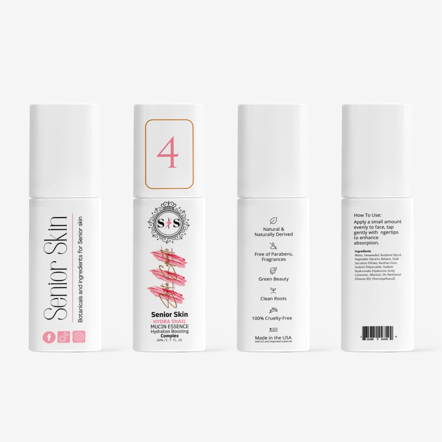 Hydra Snail Mucin Essence hydrating anti aging skin cream