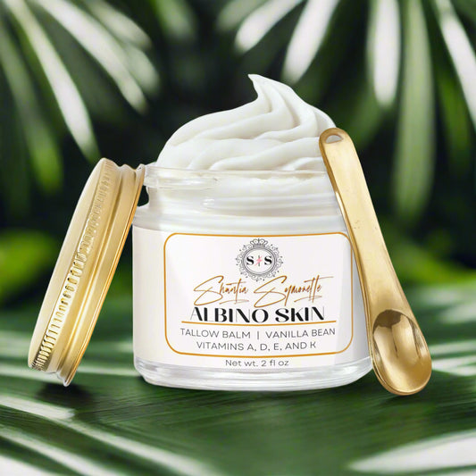 Whipped Tallow Balm with Vanilla for Albino Skin