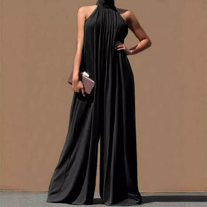 Casual Chiffon Sleeveless Jumpsuit - Shuntia Symonette