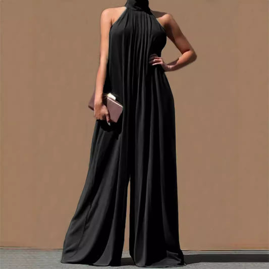 Casual Chiffon Sleeveless Jumpsuit - Shuntia Symonette