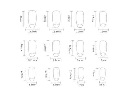 Nails Moon Star Press On Nails - Shuntia Symonette